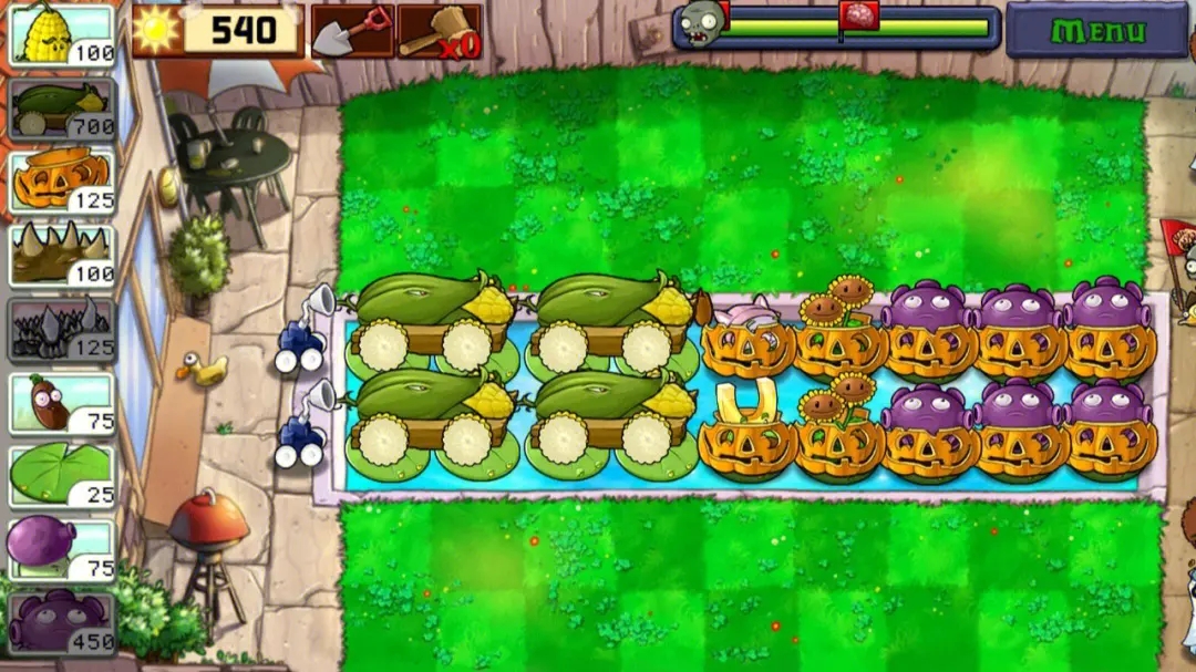 植物大战僵尸无穷无尽版怎么布阵 无穷无尽版要放的植物_http://www.igeogame.com_游戏资讯_第1张