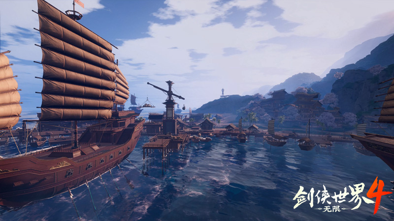 江湖好时光,西山居《剑侠世界4:无限》休闲“摸鱼系统”曝光_https://www.igeogame.com_游戏资讯_第2张